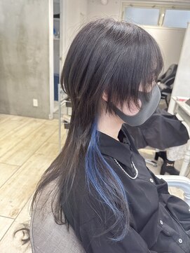 シーン(seen) ○ロングウルフカットクラゲウルフレイヤーカットシャギーウルフ