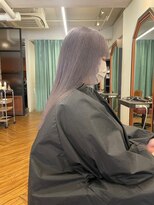 イノセンス 西宮北口店(innocence) 色落ちまで綺麗なラベンダーグレージュ