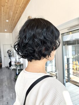 レポ(LEPO) マッシュショート◎リッジパーマ