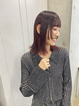 アジールヘア 赤羽駅南口店(agir hair) イ.ドゥナカット姫カットデザインイルミナカラー切りっぱなし