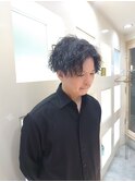 ツーブロ/メンズカット/メンズパーマ/ツイストスパイラル/目黒