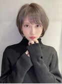 大人可愛いショートボブ髪質改善福岡天神
