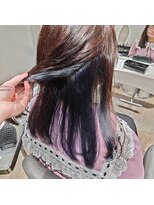 オナー(honor)&nbsp;20代30代ネイビーインナーカラー