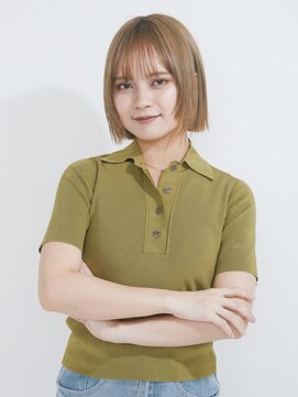 オンク 新宿(onk) 黒髪/グレーベージュ/レイヤーロング/前髪パーマ[新宿駅]