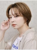 大人ショート　シースルーバングショート　奈良県　田村梨乃