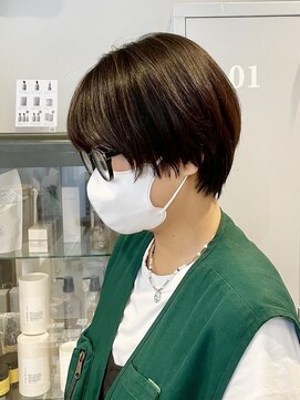 ベンジー 名駅店(benji) コンパクトショート×暗髪