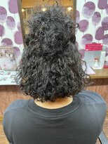 アール(R)&nbsp;カット＋スパイラル＋カラー