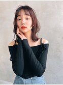 銀座　cheri透明感グレージュ×くびれレイヤー