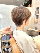ヘイリー(HAILEY)&nbsp;【大人ショートカット】ひし形ショートボブ前髪あり20代30代40代