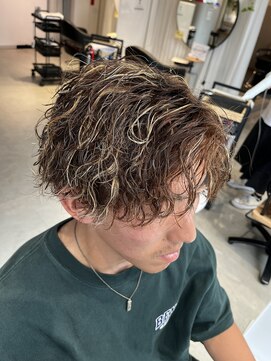 アプリコ(APREKO) ハイライト×波巻きパーマ