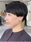 刈り上げマッシュショート【福岡 パーマ 髪質改善】