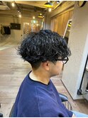 沖縄メンズ波巻きパーマ