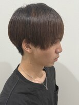 ヒュイル バイ ニアウ(Hwyl by Niau) メンズラウンドマッシュシースルーマッシュナチュラル刈り上げ