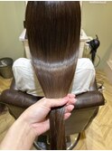 《髪質改善カラー》艶と手触りが感動の美髪ロング♪