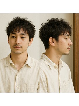 スープレックス ヘアーデザイン(SOUPREX HAIR DESIGN) 大人メンズショート ラフパーマ 20代 30代 40代 50代 60代