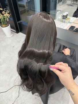 ミッシュバイアーバン(misch by urban.) オリーブグレージュ/透明感カラー/大人艶カラー