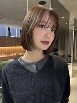 ミンクス 青山店(MINX)&nbsp;【MINX 土屋】大人ボブ×顔まわりレイヤー