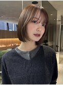 【MINX 土屋】大人ボブ×顔まわりレイヤー