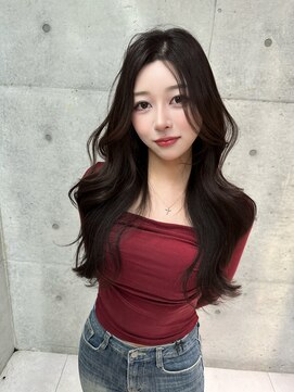 ロンドメリア 天神大名店(Lond Melia) ★小顔黒髪クラゲヘアーオリーブグレーココアベージュ髪質改善★