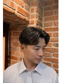 センターパート フェザーパーマ 日本橋室町