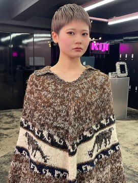 キジ(KIJI) ベリーショート/ショート/ミルクティーベージュ/ハイトーン