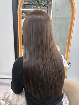 ロンドメリア 天神大名店(Lond Melia) 着物ヘア/大人ガーリー/ダークアッシュ/似合わせカット