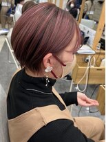 プログレス フレスポ富沢店(PROGRESS) 『pink short』似合わせカット×デザインカラー