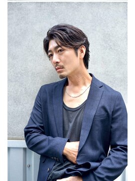 アイトーキョープラスシー 横浜(AI TOKYO+Sea) 横浜/ルーズパーマ/シャドウパーマ/センターパート/縦落ち