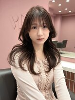 ボタン コロン 表参道 原宿(VOTAN COLON) ハッシュカット/韓国レイヤー/顔まわり/ブラウン/ベージュ/前髪