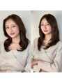花と太陽と雨 ストレートアレンジと、コテ巻きアレンジ