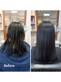 美容室フランヴェール&nbsp;天候に左右されない美髪へ。縮毛矯正で理想の艶髪に
