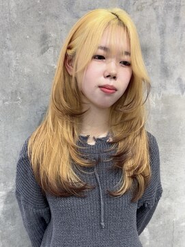ラック 本厚木店(LUCK) カット、ケアブリーチ、ブリーチ、デザインカラー