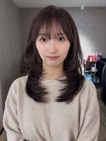 エトワ 中央店(etoi)&nbsp;大分ミディアムボブレイヤー軽め韓国レイヤーくびれスタイル