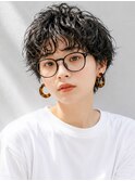原宿マッシュショートニュアンスパーマ外国人風パーマ20代30代
