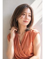 アッシュ 学芸大学店(Ash)&nbsp;ミディアムボブ/大人女性/ベージュブラウン/髪質改善/白髪ぼかし