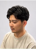 【メンズワンカールパーマ】