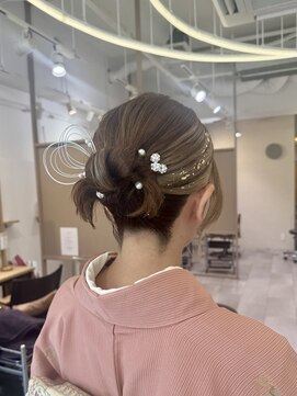 クク(coucou) お着物スタイルも◎特別な日の華やかヘアセット