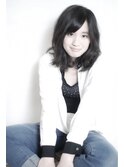 『SECIL-takatsu-』 黒髪だっていいじゃない！なパーマスタイル