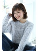 【Un ami】乾かすだけできまるナチュラルボブ 津村 佳奈