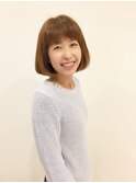 シンプルが可愛いボブ