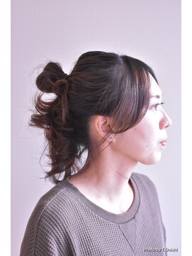 ジールヤマグチ 朝霧駅前店 カンタン♪ヘアアレンジ【白髪ぼかし】【白髪染め】