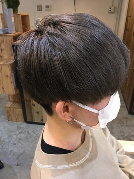 エルオム(EL.HOMME) 【Yuki】ナチュラルマッシュ×ダークグレージュ