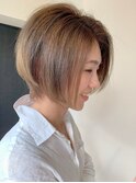 グレージュボブ