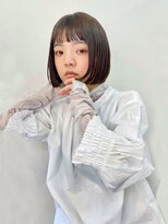 レイラバイアフロート 吉祥寺(Lila by afloat)&nbsp;オン眉バング/短めの前髪/ぷつっとボブ/暗髪