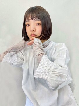 レイラバイアフロート 吉祥寺(Lila by afloat) オン眉バング/短めの前髪/ぷつっとボブ/暗髪