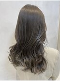 olive beige〔ブリーチ無し透明感たっぷり艶ぷるカラー〕