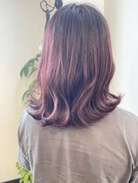 ピノリコ Hair&make pinorico ブリーチなしで発色きれい！cherry red