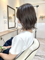 リーフ 王寺店(LEAF≠)&nbsp;大人可愛いナチュラルボブ/ダークブラウン
