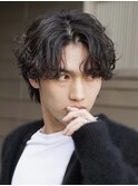 ツイストスパイラルパーマ波巻きスパイラルパーマツーブロック