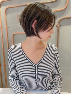 ロンド エスポワール 錦糸町(Lond espoir) 【武井俊樹】斜めバング　グレージュカラー　ショート　小顔